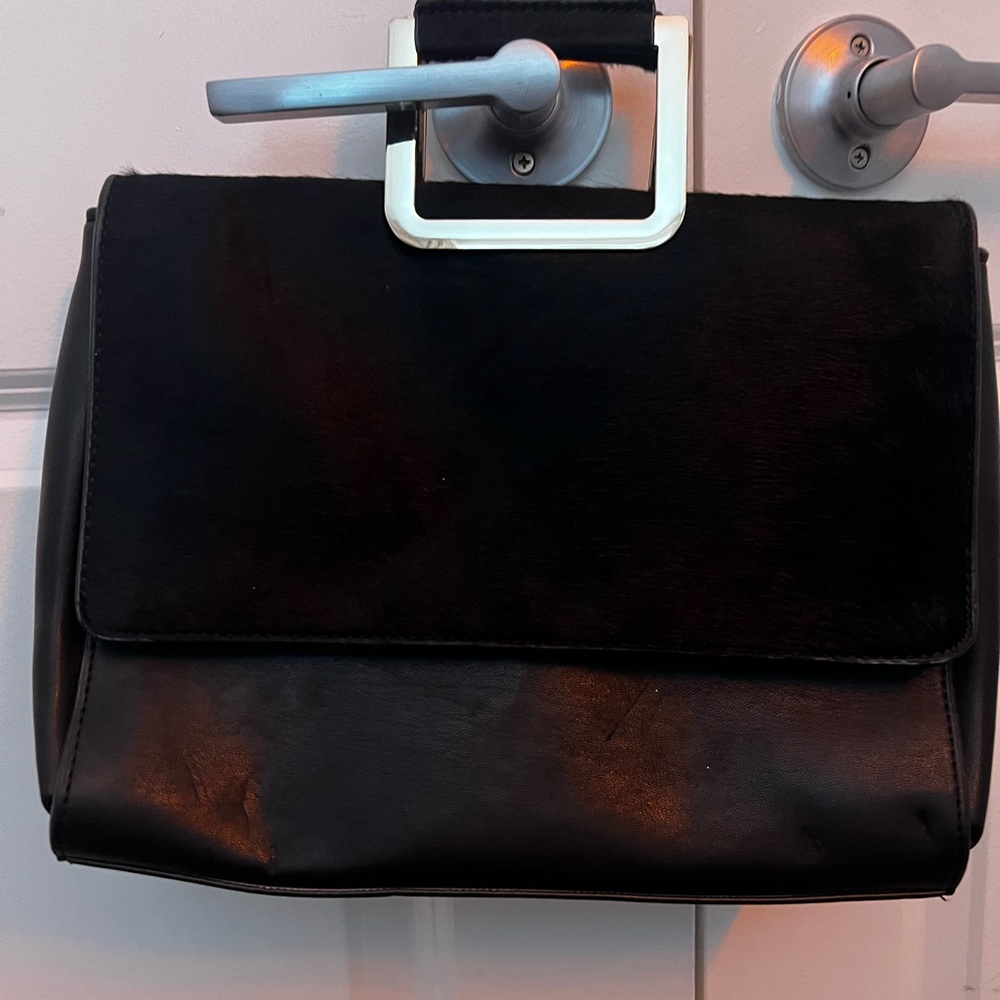 Faux fur / Leather Handbag